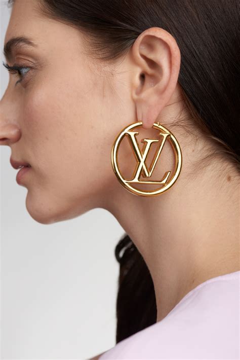 louis vuitton small hoop earrings